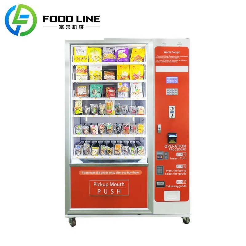 Food Snacks Vending Machine - Máquina de Venda Automática Personalizada de