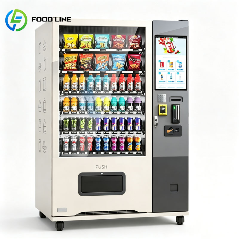 Food Snacks Vending Machine - Máquina de Venda Automática de Bebidas,