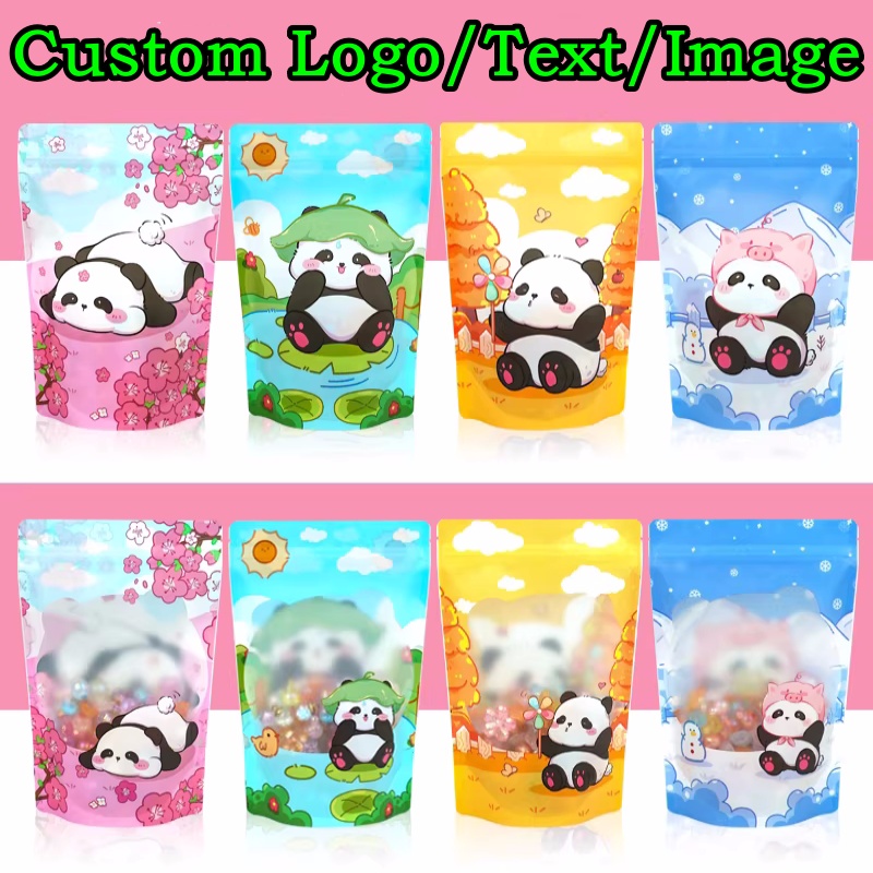 Logo Food Snack - 100 PEÇAS Sacos de Armazenamento com