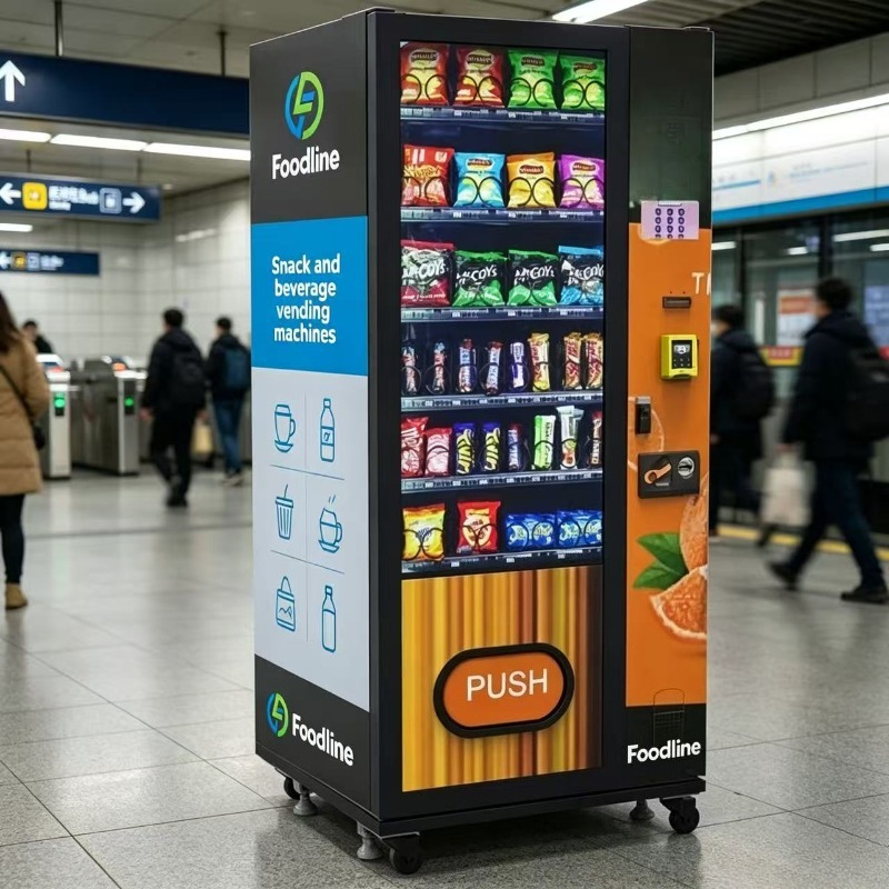 Máquinas de Venda Automática P - Food Snacks Vending Machine avaliação e preço