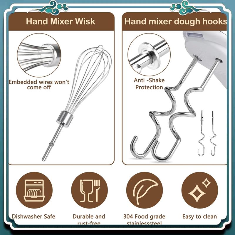 3 peças para acessório de bate - Kitchenaid Mixer Hand Mixer avaliação e preço