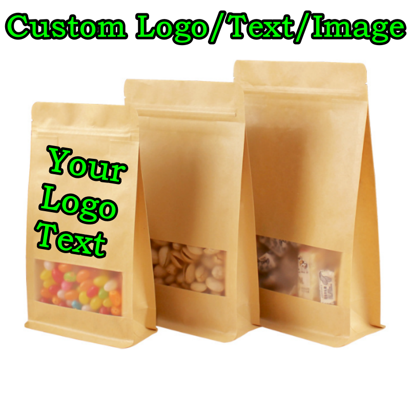 50 Unidades de Sacos Ziplock d - Logo Food Snack avaliação e preço
