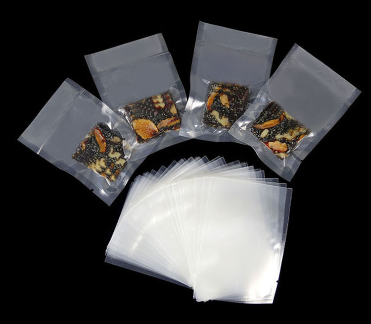 100PCS Sacos Plásticos Transpa - Logo Food Snack avaliação e preço