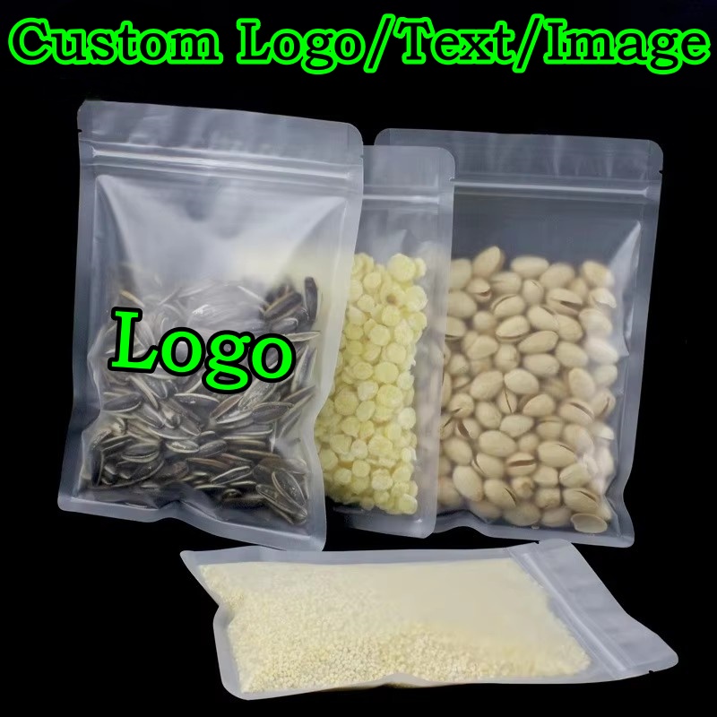 100 Sacos Plásticos Foscos com - Logo Food Snack avaliação e preço