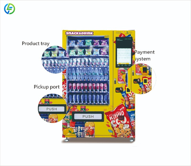 Máquina de venda automática de - Food Snacks Vending Machine avaliação e preço