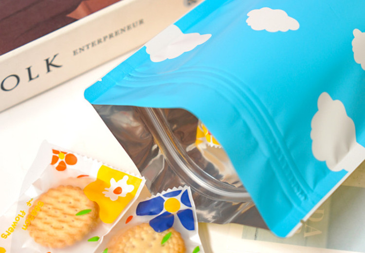 100 PEÇAS Sacos de Armazenamen - Logo Food Snack avaliação e preço